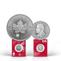 2026 $5 Treasure Silver maple Leaf Year of Goat Privy Mark 1 Oz Premium Bullion