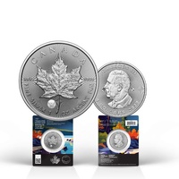 2026 $5 Treasure Silver maple Leaf Four-Leaf Clover Privy Mark 1 Oz Premium Bullion