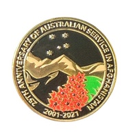 25th Anniversary Of Australian Service in Afghanistan Challenge Coin