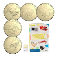 2026 $1 Bright Ideas Five Coin Uncirculated Folder and Tube Set