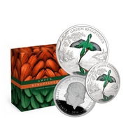 2026 $1 - Green Kingfisher 1oz Silver Proof