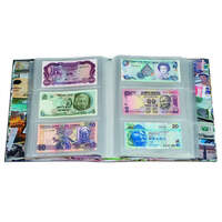 BILLS Cover album for 300 banknotes