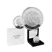 2020 £5 75th Anniversary of the End of WWII - Making Peace Silver Proof Coin