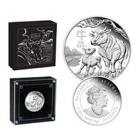 2021 50c Year Of The Ox 1/2 Oz silver proof