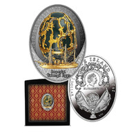 2021 $1 Memory of Azov Egg Silver Proof Coin 