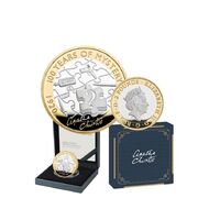 2020 £2 Agatha Christie Silver Proof Coin