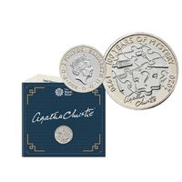 2020 £2 Agatha Christie Brilliant Uncirculated Coin