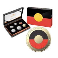 2021 50th Anniversary Of The Australian Aboriginal Flag UNC 6 Coin RAM Proof Set