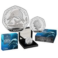 2021 Temnodontosaurus 50p Silver Proof Coin