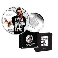 2021 James Bond From Russia With Love 1/2 oz Silver Proof Coloured Coin