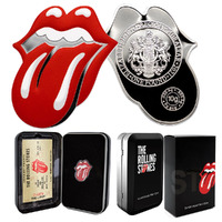 2021 £1 Rolling Stones Tongue and Lips 10gram Silver Coin