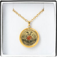 Firefighters Necklace $2 Brave Coin Pendant