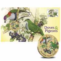 2021 $1 Doves and Pigeons PNC - Stamp and Coin Cover