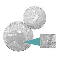 2021 $1 Beneath The Southern Skies - Platypus Silhouette RAM 1 Oz Bullion