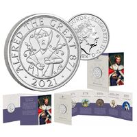 2021 Alfred the Great 1 50th Anniversary £5 Brilliant Uncirculated Coin