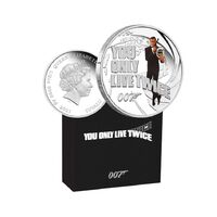 2021 James Bond You Only Live Twice 1/2oz Silver Proof Coloured Coin