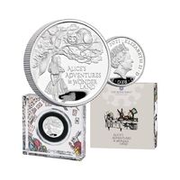 2021 £1 Alice's Adventures in Wonderland 1/2oz Silver Proof Coin