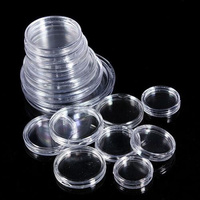 Lighthouse Clear Coin Capsules x 10 To Suit All Australian Coin Sizes [Capsule Size: 45mm]