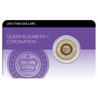 2013 $2 Purple QEII Coronation Coin Pack