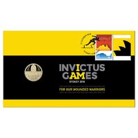 2018 Invictus Games Sydney $1 Stamp & Coin Cover