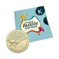 2019 $1 Letter 'k' for Kangaroo Uncirculated