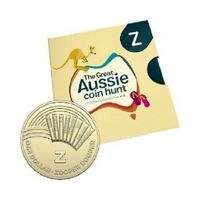 2019 $1 Letter 'Z' for Zooper Dooper Uncirculated