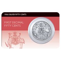 1966 Round 50c Extremely Fine to about Uncirculated Coin Pack
