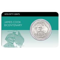 1970 50c James Cook Bicentenary Coin Pack