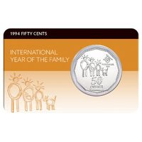 1994 Year Of Family 50c Coin Pack