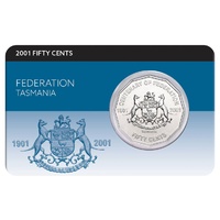 2001 50c Federation Tasmania Coin Pack