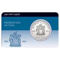 2001 50c Federation Victoria  Coin Pack