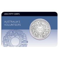 2003 50c Australia's Volunteers Coin Pack