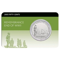 2005 End Of WWII Remembrance 50c Coin Pack