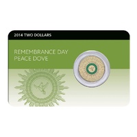 2014 $2 Green Remembrance Day Coin Pack