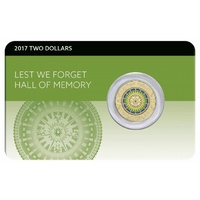 2017 $2 ANZAC DAY Lest We Forget Coin Pack