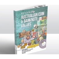 Hard Cover Australian Coin & Banknote Values Book - Renniks 30th Edition 