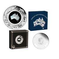 2021 $1 Great Southern Land Mother of Pearl 1oz Silver Proof Coin