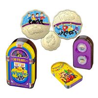 2021 30c  Thirty Years of the Wiggles Scalloped Two Coin Set UNC