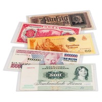 BASIC Banknote Sleeves, 158 x 75mm, pack of 50