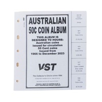 VST 50c Album Supplement Pages