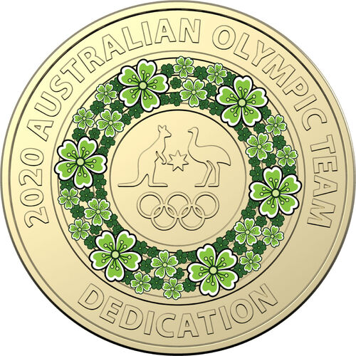 2020 $2 Tokyo Olympics Green Dedication UNC