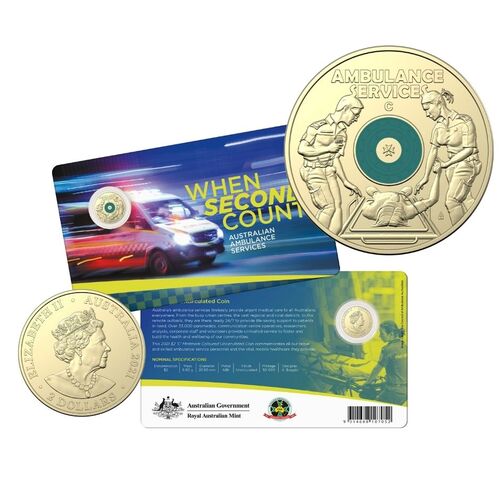 2021 $2 C Mintmark Australian Ambulance Services