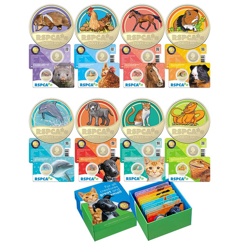 2021 150TH Anniversary Of the RSPCA 8 Coin Collection