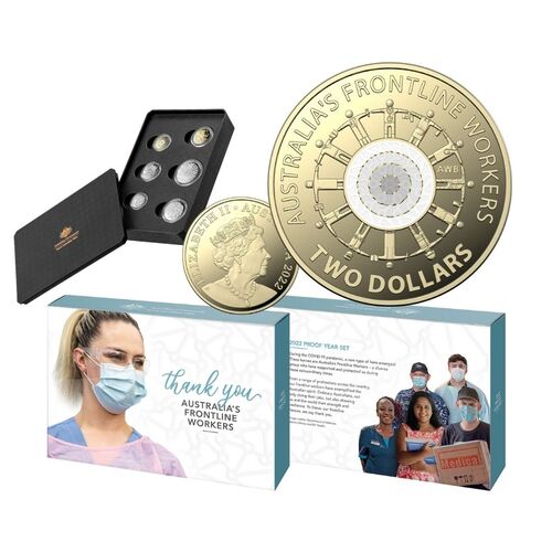 2022 Frontline Workers Six Coin Proof Year Set