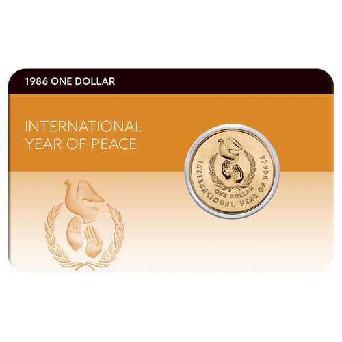 1986 $1 International Year of Peace Coin Pack