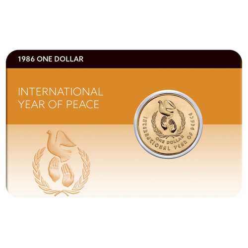 1986 $1 International Year of Peace Coin Pack