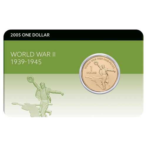 2005 $1 End of WWII 60th Anniversary Dancing Man Coin Pack