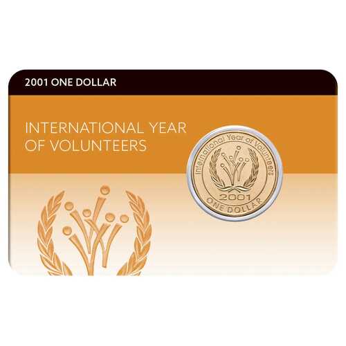 2001 $1 International Year of Volunteers Coin Pack