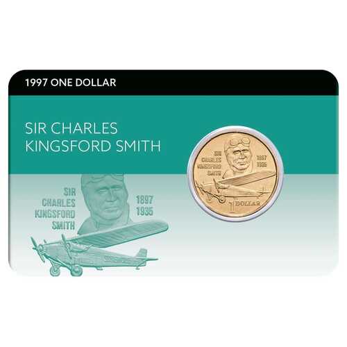 1997 $1 Charles Kingsford Smith Large Portrait Coin Pack