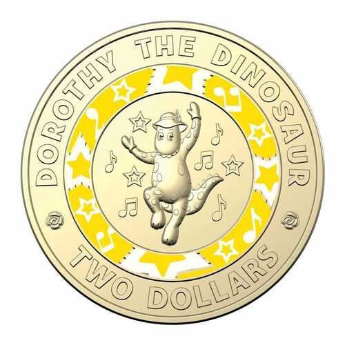 2021 $2 Dorothy The Dinosaur - Wiggles 30th Anniversary AUNC